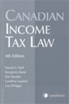 Canadian Income Tax Law, 4th ed.