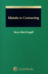 Mistake in Contracting by Bruce MacDougall