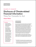 Disclosure of Climate-Related Financial Information: Time for Canada to Act by Maziar Peihani