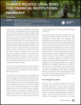 Climate-Related Legal Risks for Financial Institutions: Executive Brief by Janis P. Sarra