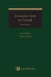 Economic Torts in Canada, 3rd ed by Peter Burns and Joost Blom